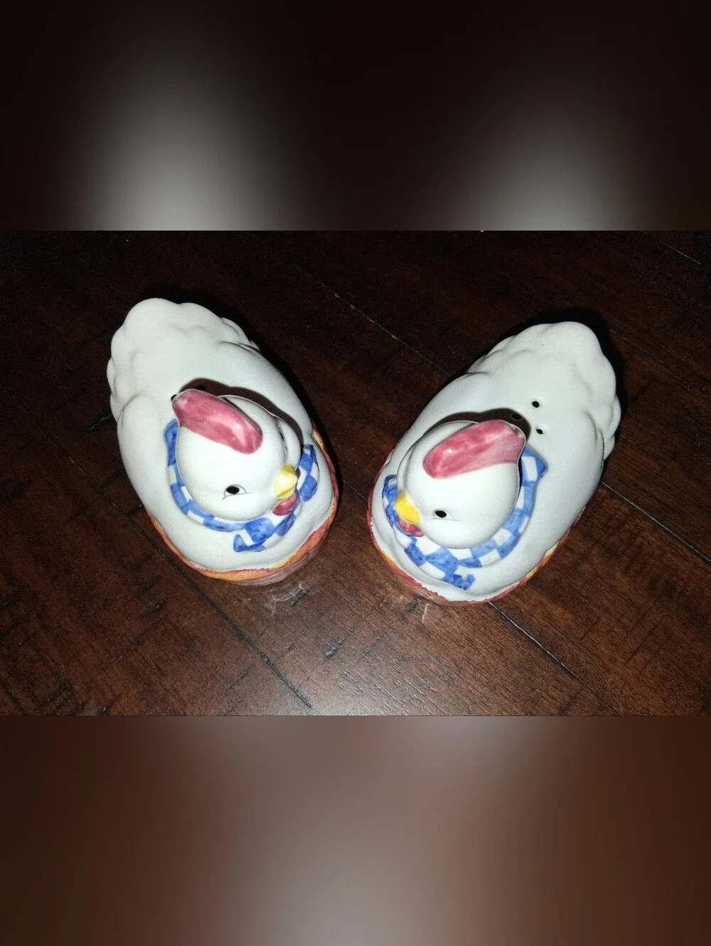 Vintage Ceramin Chicken Salt and Pepper Shakers